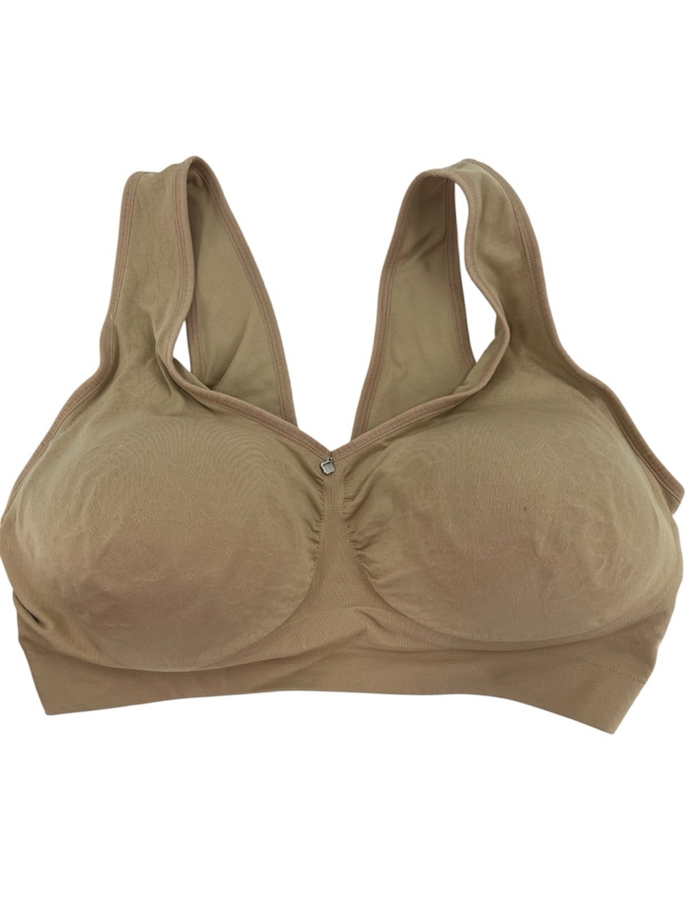 Breezies Intimately You Wireless Comfort Bra 2X Nude NWT